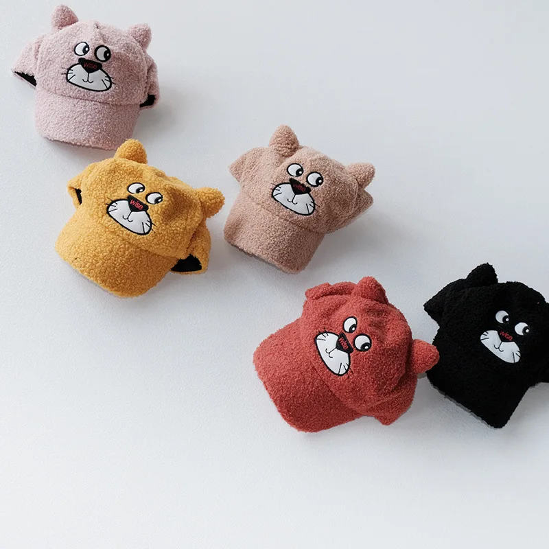 Милые детские бейсбольные шапки с героями мультфильмов сезон осень-зима