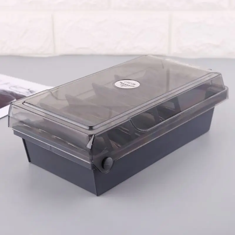 

Large Capacity Splitter Index Tabs Business Card Holder Name Card Storage Box Organizer Case
