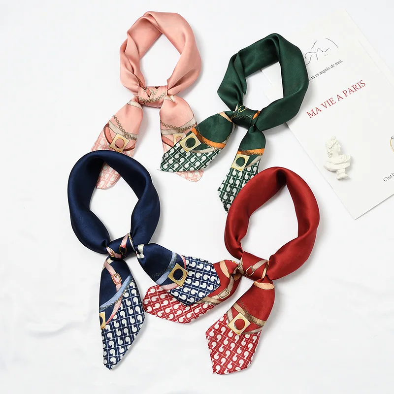 Горячая Распродажа 2019 70*70 см Женская на весенний сезон шарфы разноцветные