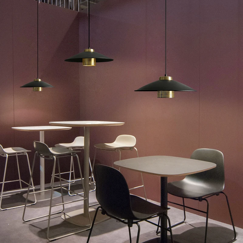 Miglior Lampada Da Sala Da Pranzo A LED Aisilan Lampada A Sospensione In Metallo Artistico Nordico Nuova Versione Minimalista Bar Studio Cafe Lampada A Sospensione Lampada Da Comodino