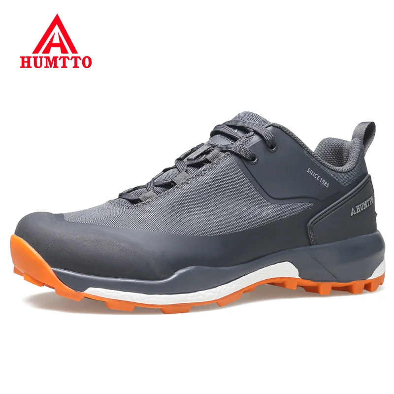 HUMTTO Hiking Shoes Mountain Trekking Sneakers for Men Waterproof Camping Boots Climbing Safety Male Tactical Sport Shoes Mens