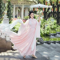 chinese traditional hanfu dress women folk dance stage performance suit ancient tang dynasty fairy princess costume tang suit