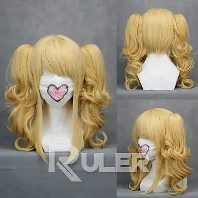

Anime Black Butler Elizabeth lolita Cosplay Wig +2Clip on Ponytail COS