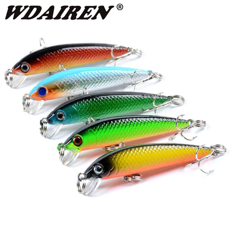

5pcs/lot 5.5cm 3.5g Fishing Lures Classic Style Minnow Fishing Bait Fishing Tackle Fishing Lure Set