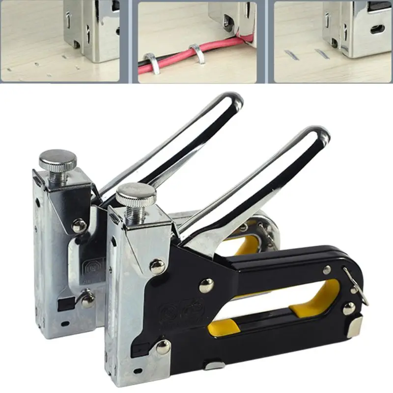 

Heavy Duty Staple Tool 3 in 1Hand Operated Powerful Manual Stapler Tacker Nailer for DIY Home Decoration Furniture