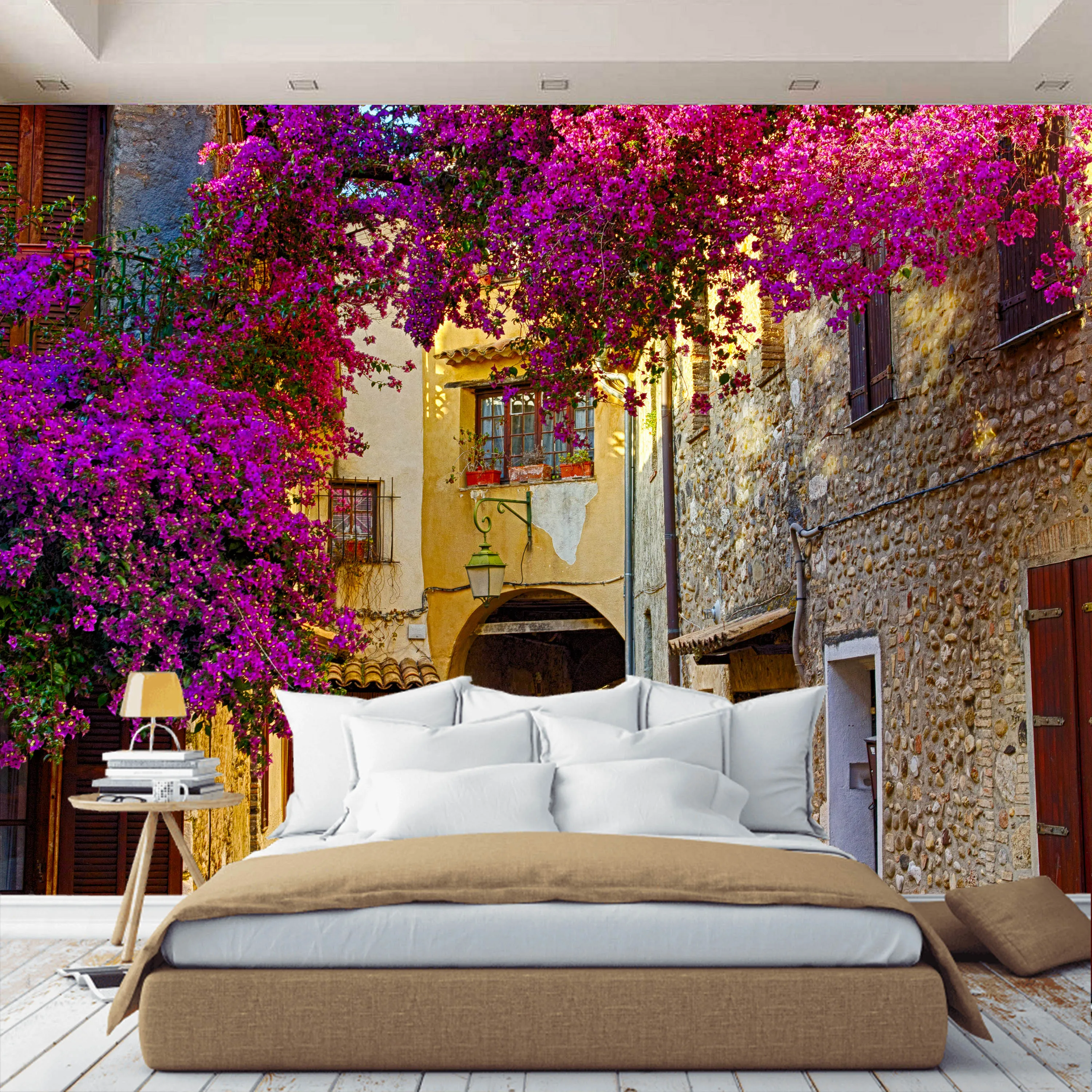 3D Фотообои обои на стену Улицы Европы заказ для зала кухни спальни детской