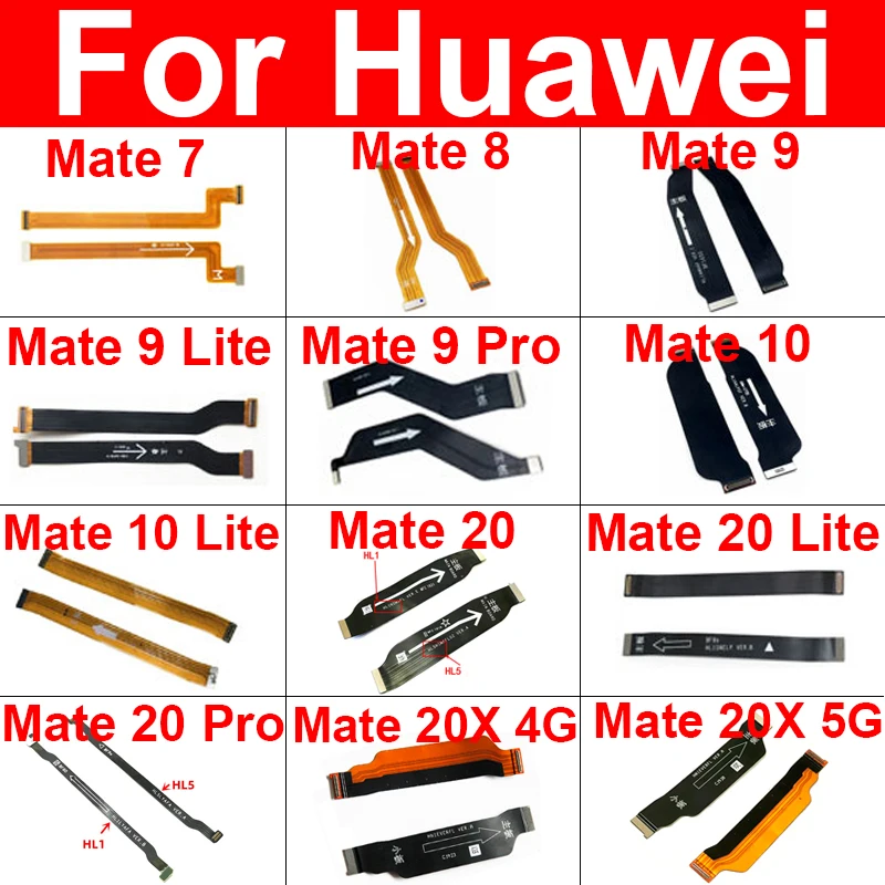 

Материнская плата, материнская плата, гибкий кабель для Huawei Mate S 30 20X 20 10 9 8 7 Pro Lite, материнская плата, ЖК-шлейф, замена, ремонт