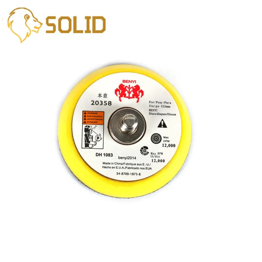 50mm Pneumatic Backer Plate Pad for Car Polisher Dual Action Polishing Tool Hook &amp Loop Pads 2Pcs | Инструменты