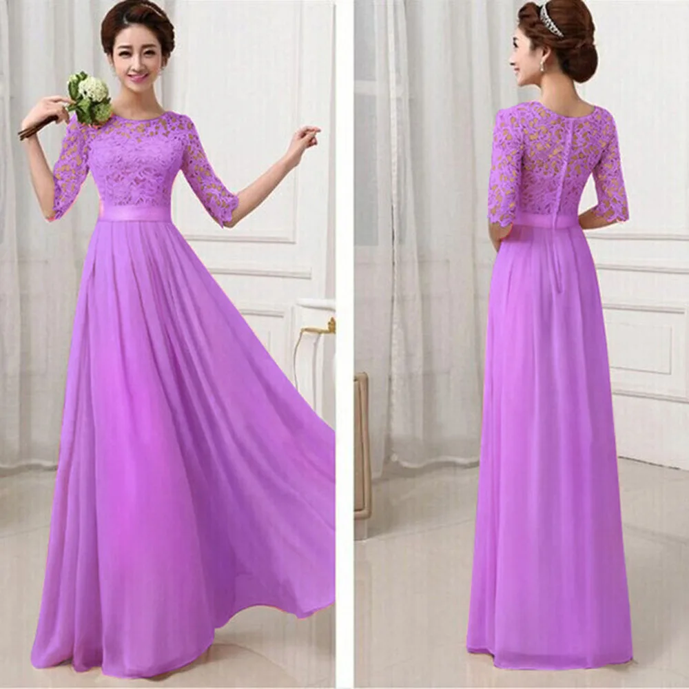 

Fashion Spring Autumn Women Lace Sexy Chiffon Long Shirt Dress Sexy Sashes Full Sleeve Maxi Dresses Brief Solid Color