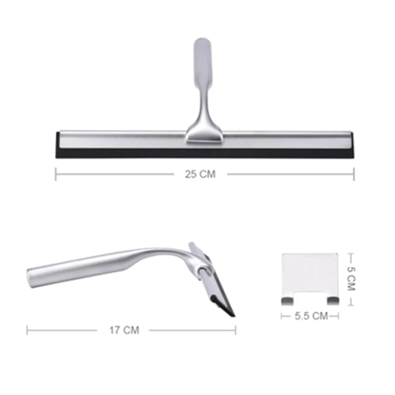 

Скребок стеклоочиститель для душа из нержавеющей стали с самоклеящимся крючком