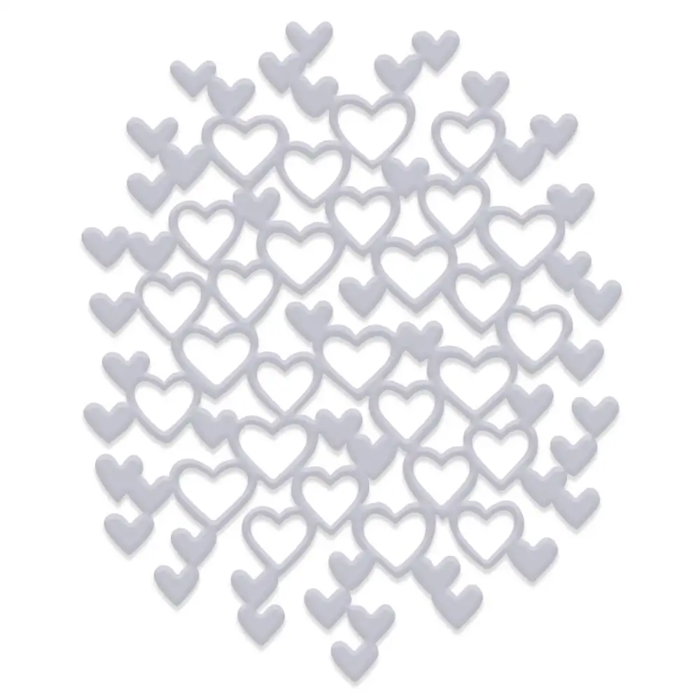 

2021 AliliArts металлические Вырубные штампы сердца фон Сделай Сам Скрапбукинг Фотоальбом декоративное тиснение бумажная карта ремесла штамп