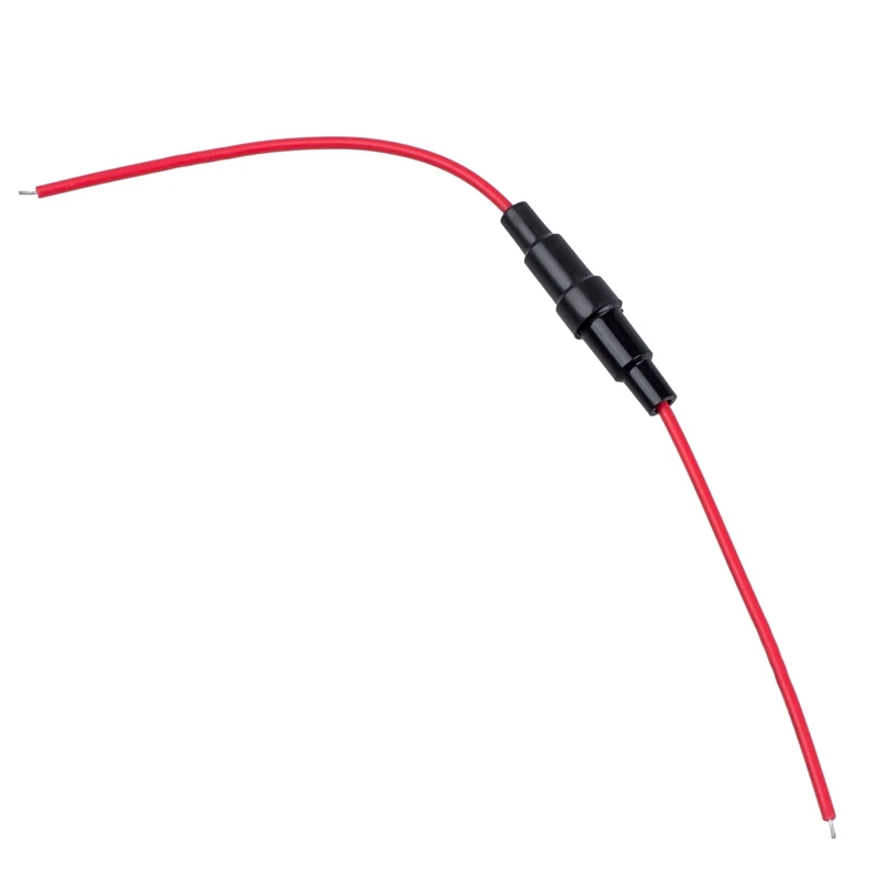Новый SODIAL (R) 5 шт. винт тип 22 AWG провода 5x20 мм встроенный держатель предохранителя |