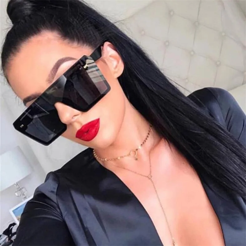 Солнцезащитные очки с градиентом для мужчин и женщин UV-400 модные большие