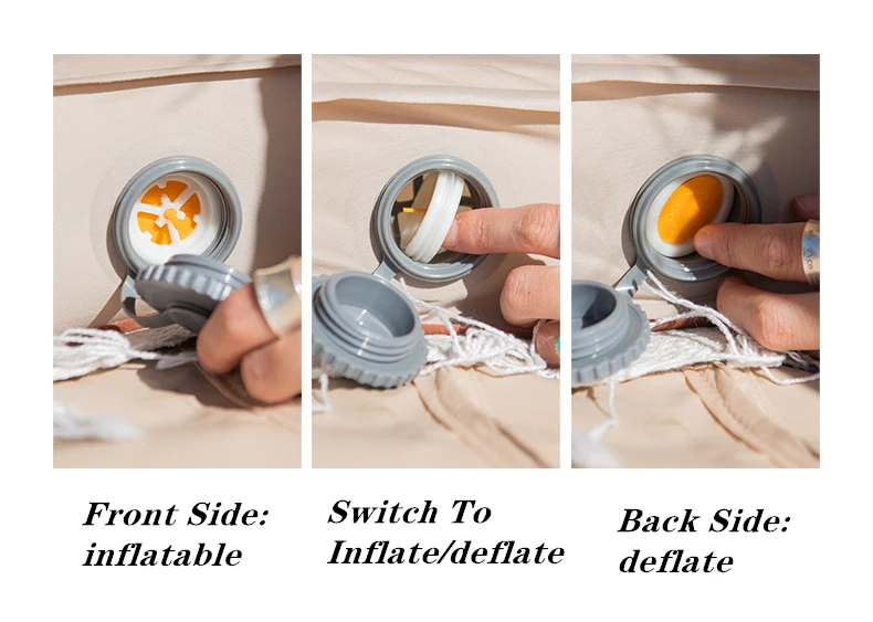 

Air Mat Inflatable Camping Supply With Thicken Sponge Mattress Sleeping Play Pad Bed Water-proof Outdoor Hiking Toys for Family