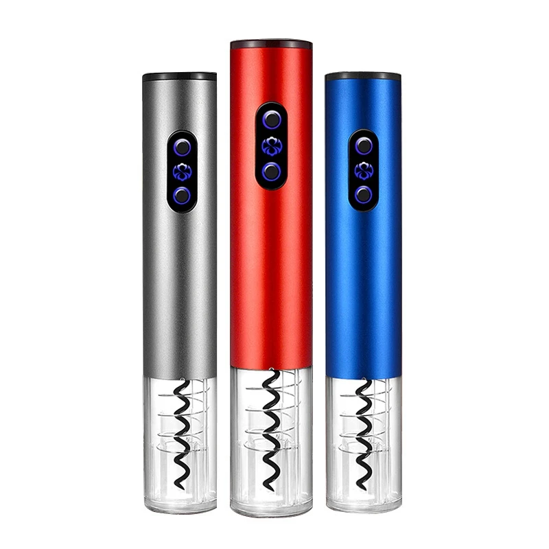 

Fully Automatic Electric Wine Bottle Opener Stainless Steel Battery Powered Corkscrew Wireless Bottle Opener
