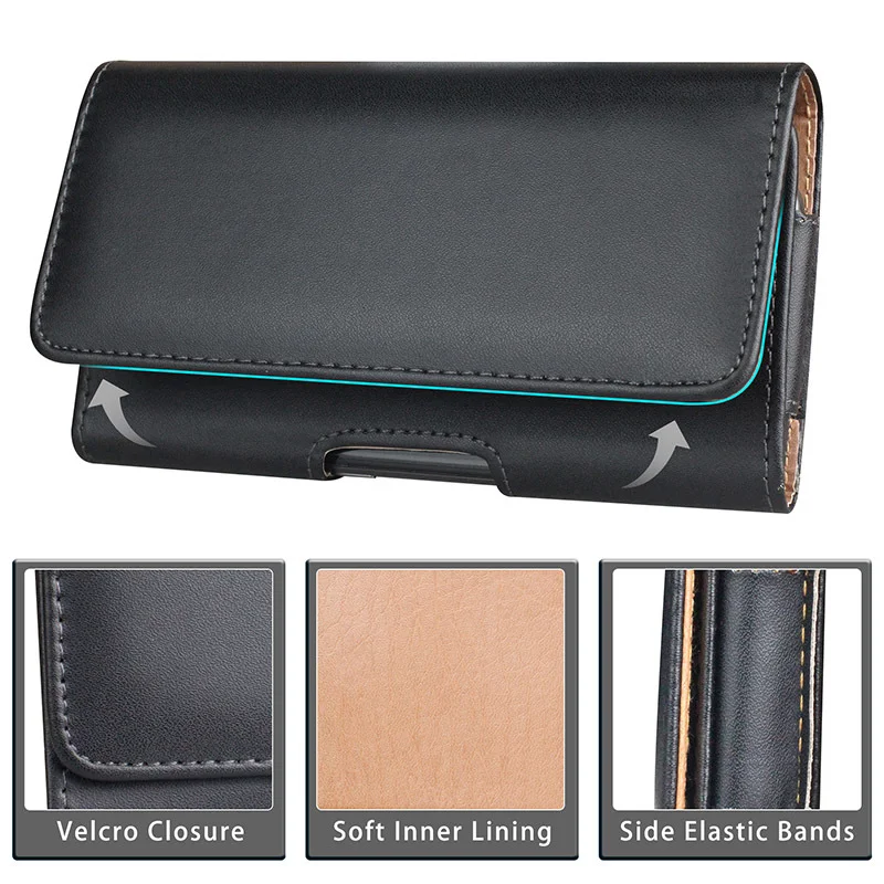 Phone Pouch Waist Case For Nokia 6 2018 5 4 3 2 1 7 plus 8 9 230 540 640 Leather Cover For Nokia 3310 2017 105 Holster Belt Bag