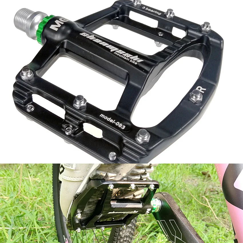

290g 3 Sealed Bearings Bike Pedals MTB Road Bicycle Pedals Mountain Bike Pedals Wide Platform Pedales Bicicleta Mtb Accessories