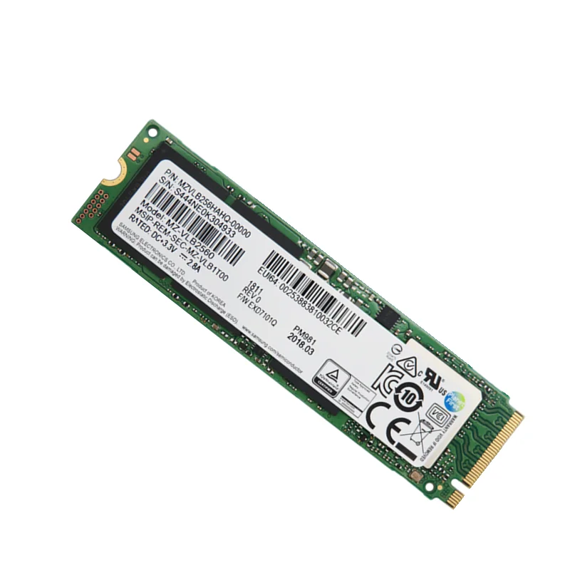 SAMSUNG 1TB SSD M.2 PM981 256GB 512GB półprzewodnikowy dysk twardy M2 SSD NVMe PCIe 3.0x4 NVMe TLC PM do laptopa