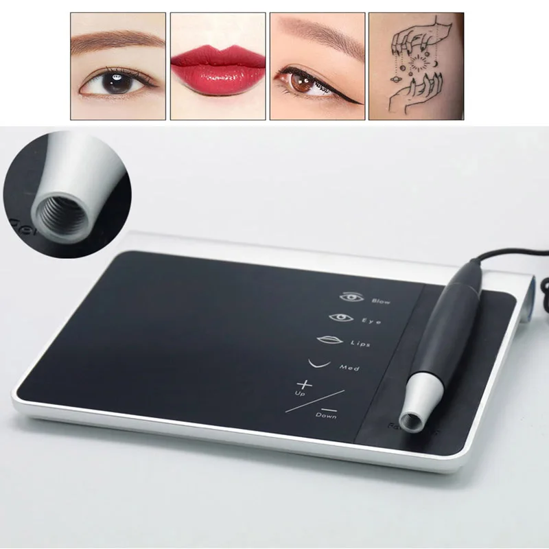 

NEW Eyebrow Make Up Kits For &Lips/ Rotary Motor Tattoo Machine Kit Permanent Makeup Tattoo Machine Pen Micropigmentation Device