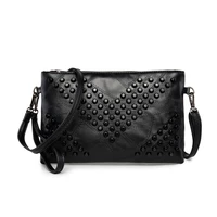 designer handbag for women pu leather chain shoulder crossbody bag fashion rivets clutch wallet coin purses phone cosmetic pouch