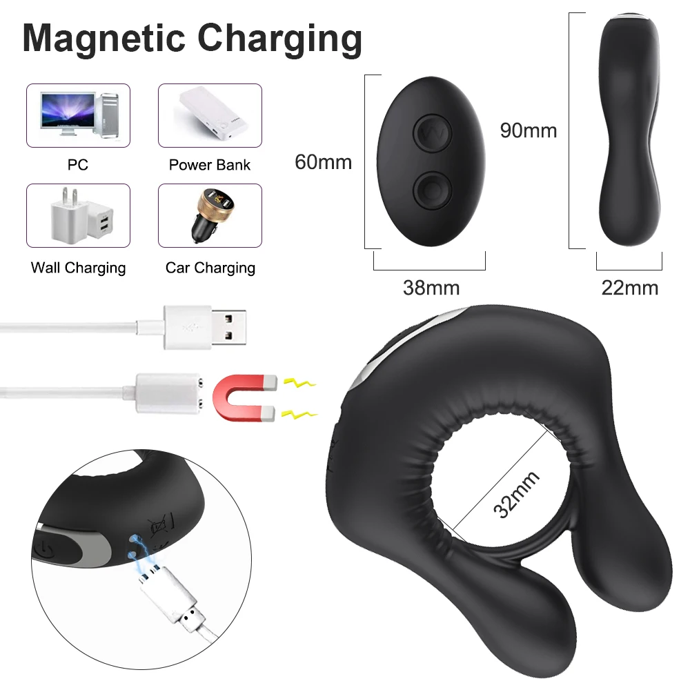 Вибрирующее кольцо на пенис для мужчин задержка эякуляции секс игрушки