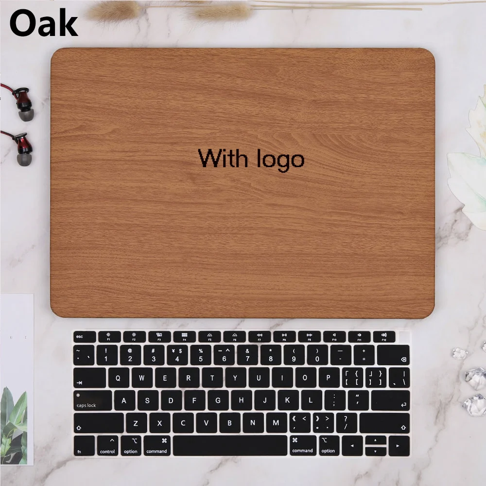 Чехол для ноутбука MacBook Air Pro retina 11 12 13 15 дюймов деревянный зернистый пластиковый жесткий чехол Pro 13,3 15,4 Touch bar