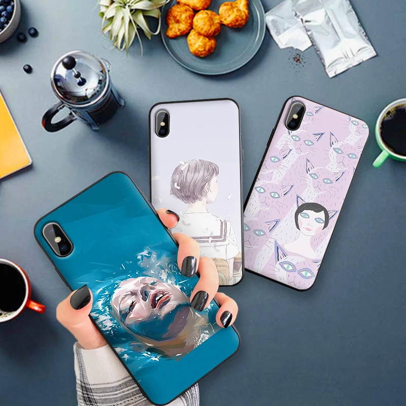 Чехол для мобильного телефона чехол Xiaomi Redmi Note 4x 5A 16G 32G 7 GO 7A K20pro 6 5 8 K20 про девочку и