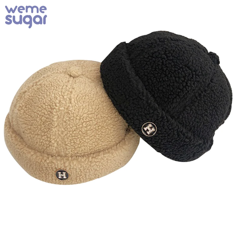 Новый стиль берет из овечьей шерсти WeMe шапка для отдыха тёплая на осень | Женские береты -4000212656866