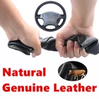 Сшитая вручную натуральная телячья кожа Чехол рулевого колеса автомобиля для Honda CRV CR-V Accord 6 Odyssey Prelude Civic Acura CL MDX