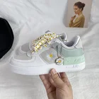 Кеды Ulzzang женские на платформе, кроссовки на вулканизированной подошве, повседневная обувь для скейтборда, дизайнерские