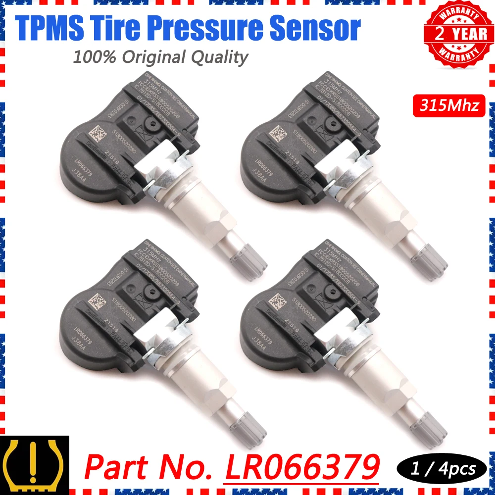 Автомобильная система контроля давления в шинах TPMS LR066379 для Jaguar F-Type XJ XJR Land Rover LR4 Range Rover Sport Evoque 315 МГц