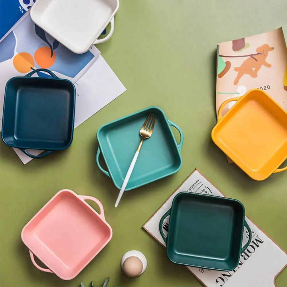 700 мл форма для выпечки с двойной ручкой керамическая посуда суфле тарелка