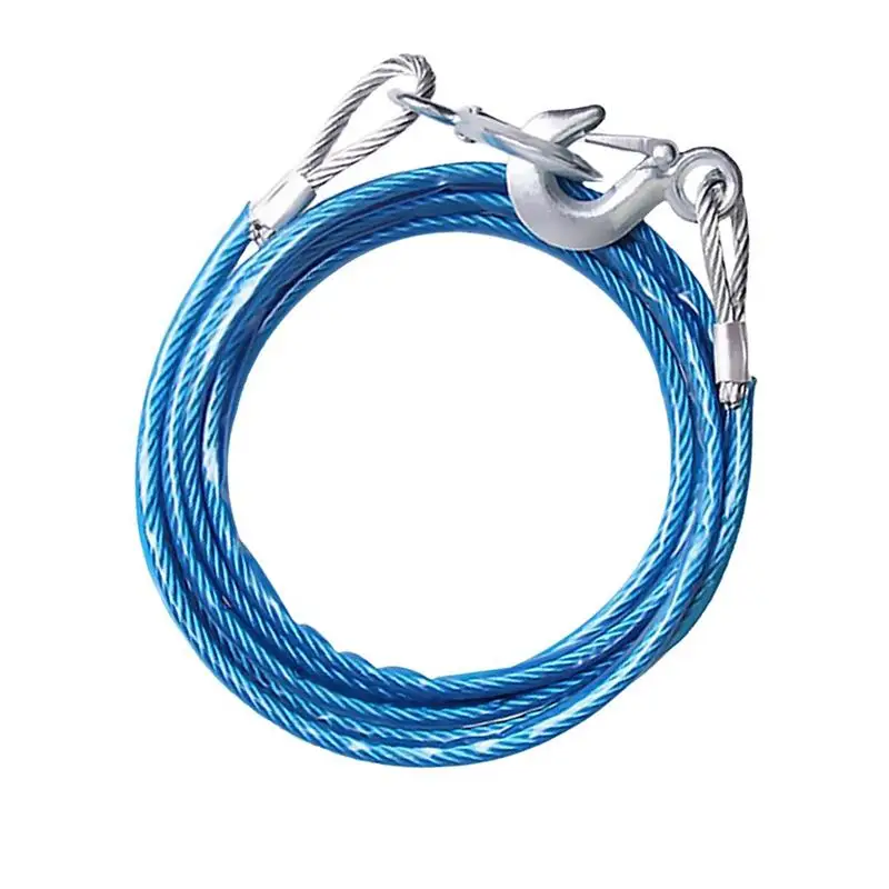 1 шт. 4 м автомобильный трос для буксировки прицеп 5 тонн специальный лебедок с