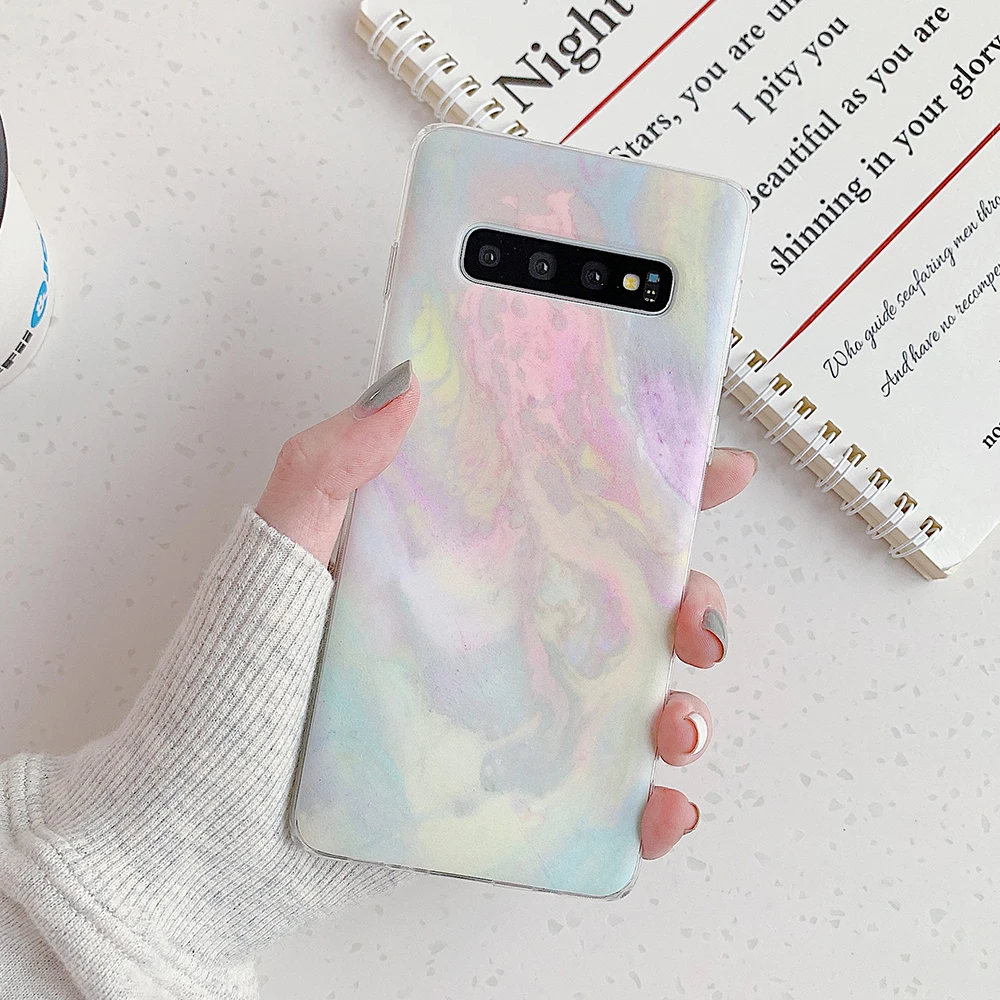 Постепенный мраморный чехол LOVECOM для телефона Samsung Galaxy S21 S20FE Note 20 10 A51 A71 A50 S9 S10 S20