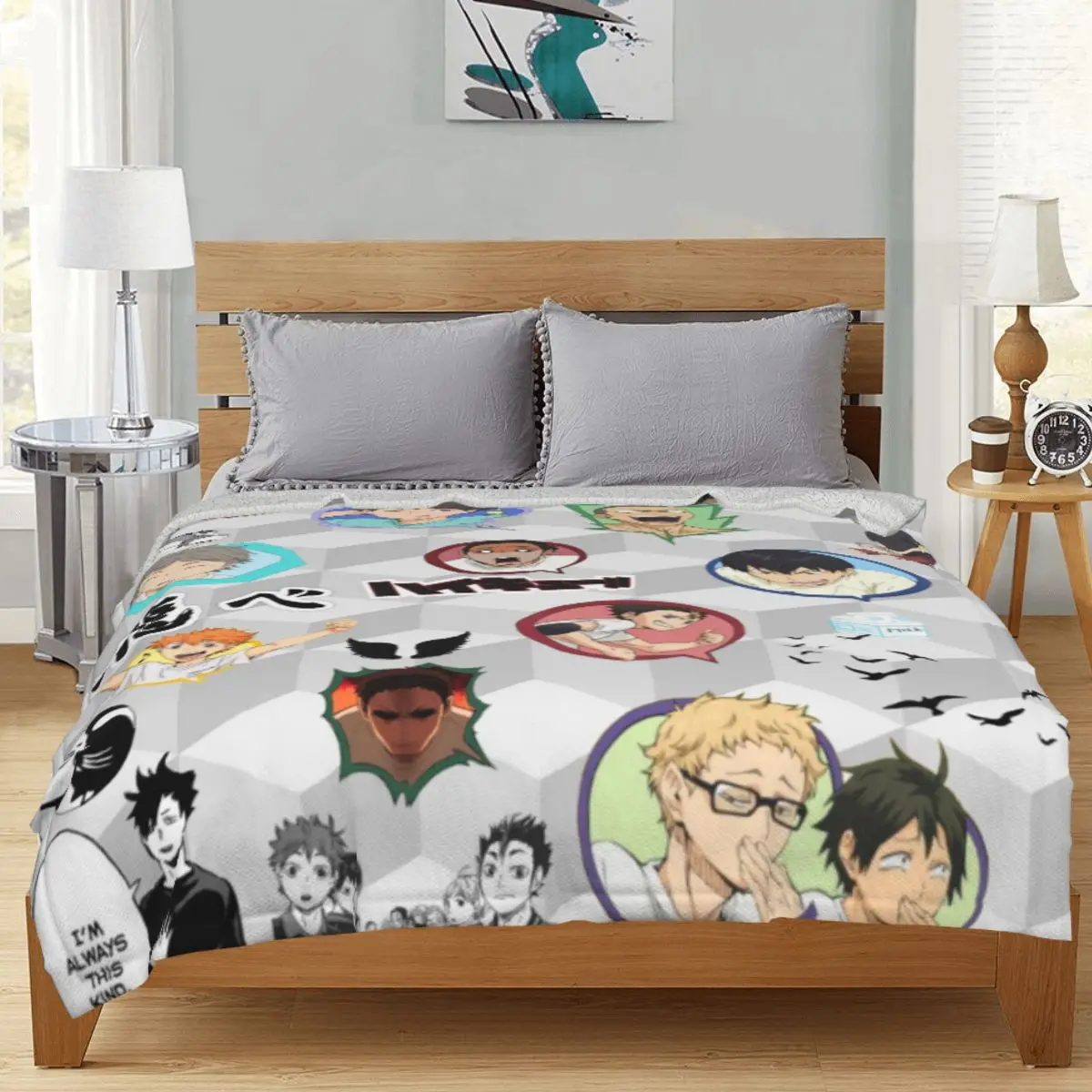 

Fun cartoon soft printed blankets, coral fleece blankets on winter beds and sofas. Newborn quilt, children's bed quilt sheets