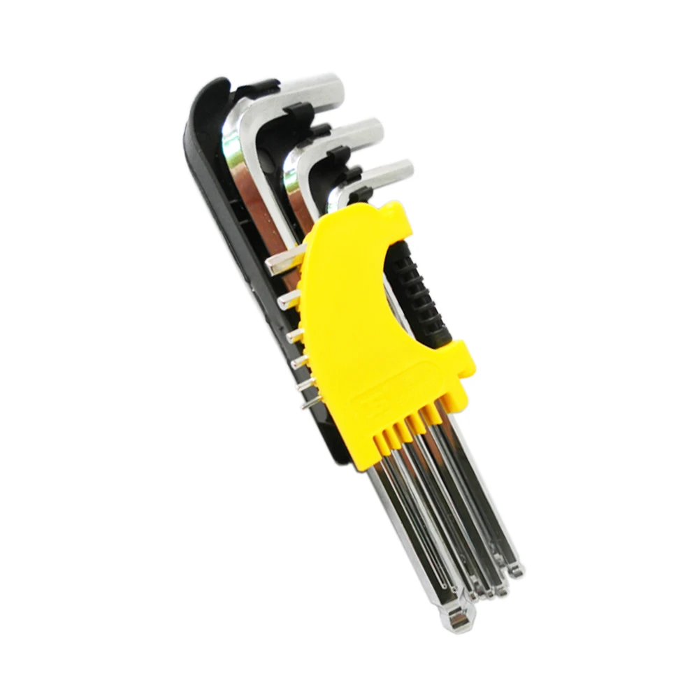 Набор шестигранных ключей BOSI 9 шт 1 5 мм 10 мм|wrench tool set|set schoolset fire |
