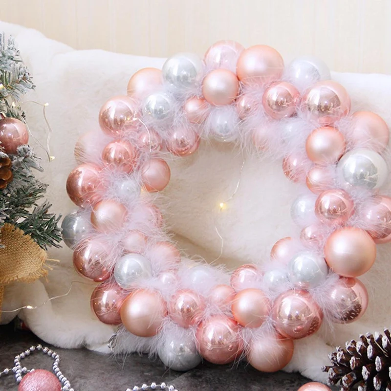 Промо акция! 55 шариков макияж Рождественский венок украшение мяч бадминтон