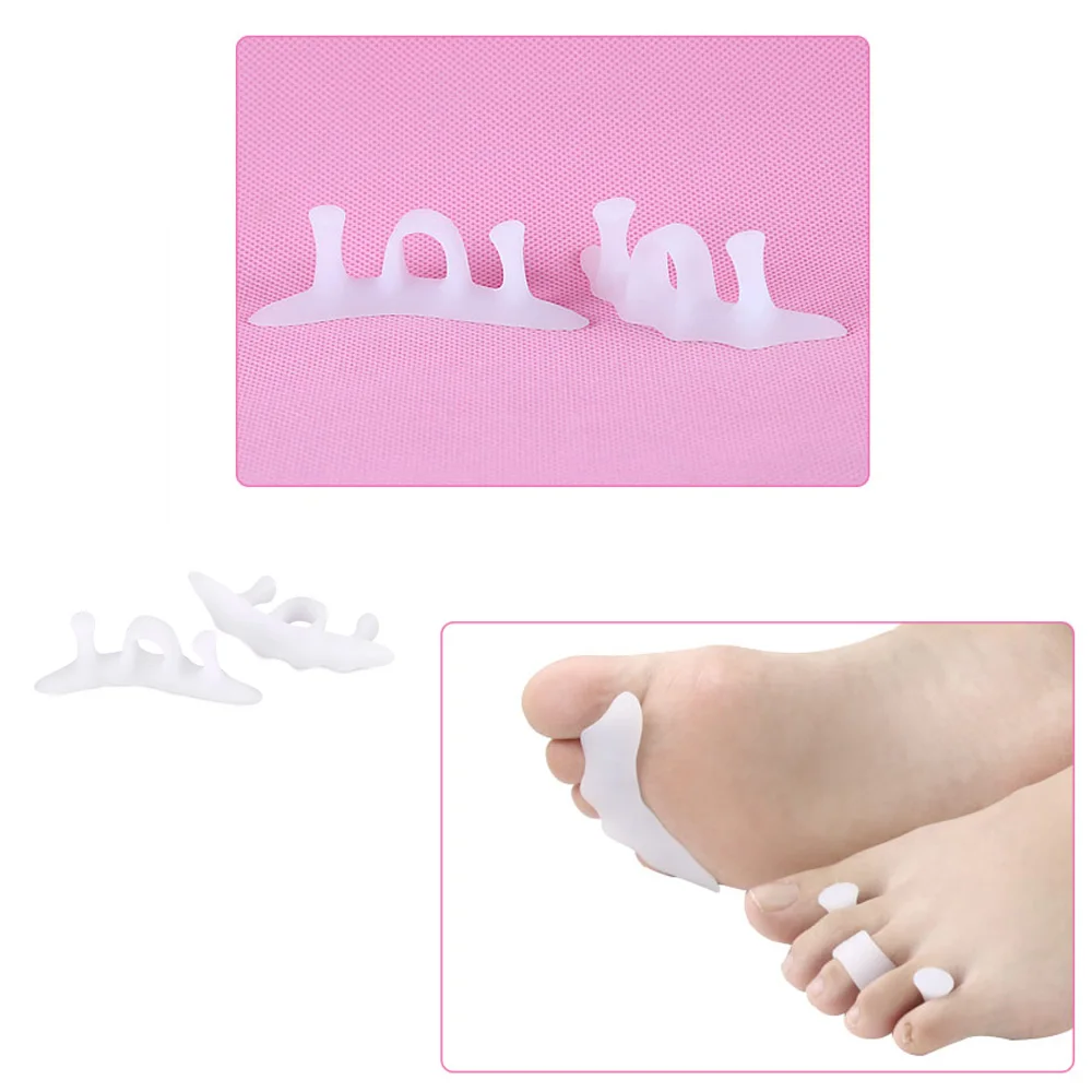 1Pair of Toes Bunion Corrector Hallux Valgus Corrector Day Night Toes Correction Feet Care Cylinder shape