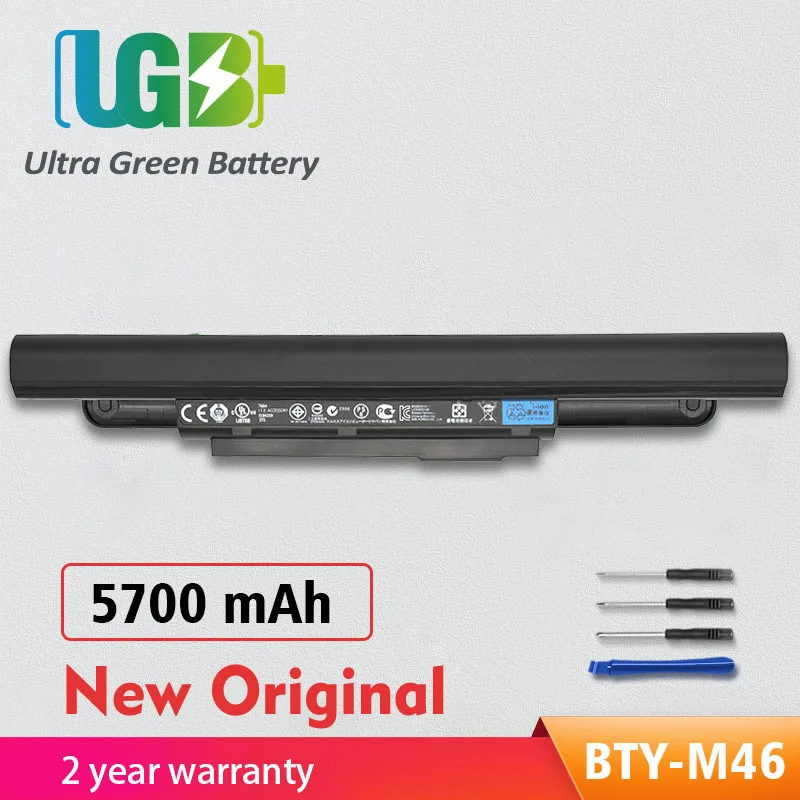 

UGB Original BTY-M46 Battery For Msi GE40 X460 X460DX 20C 20C-002CN GE40 2PC-486XCN X460DX-008US 925T2015F MS-1492 X460DX-006US