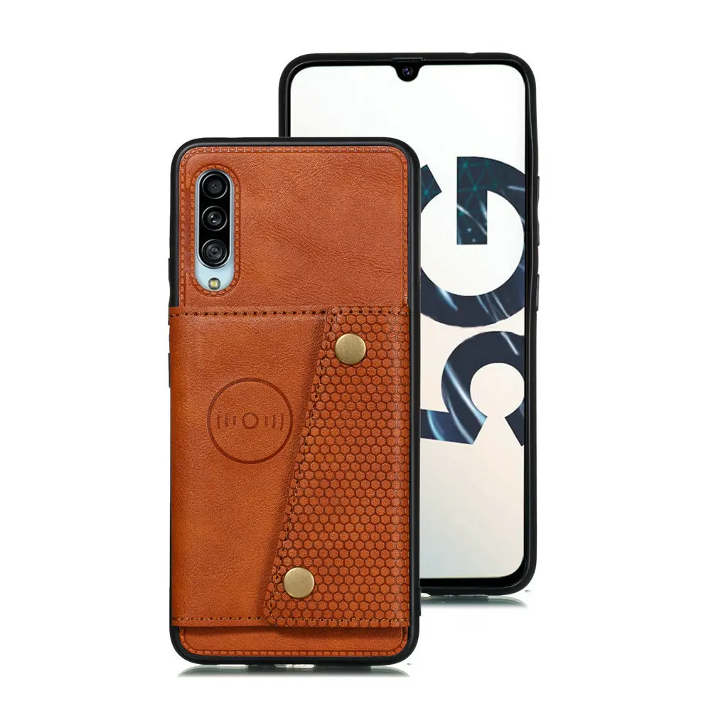 Чехол книжка для Samsung Galaxy A90 5G 2019 тонкий кожаный чехол с гнездом карты Роскошный SM