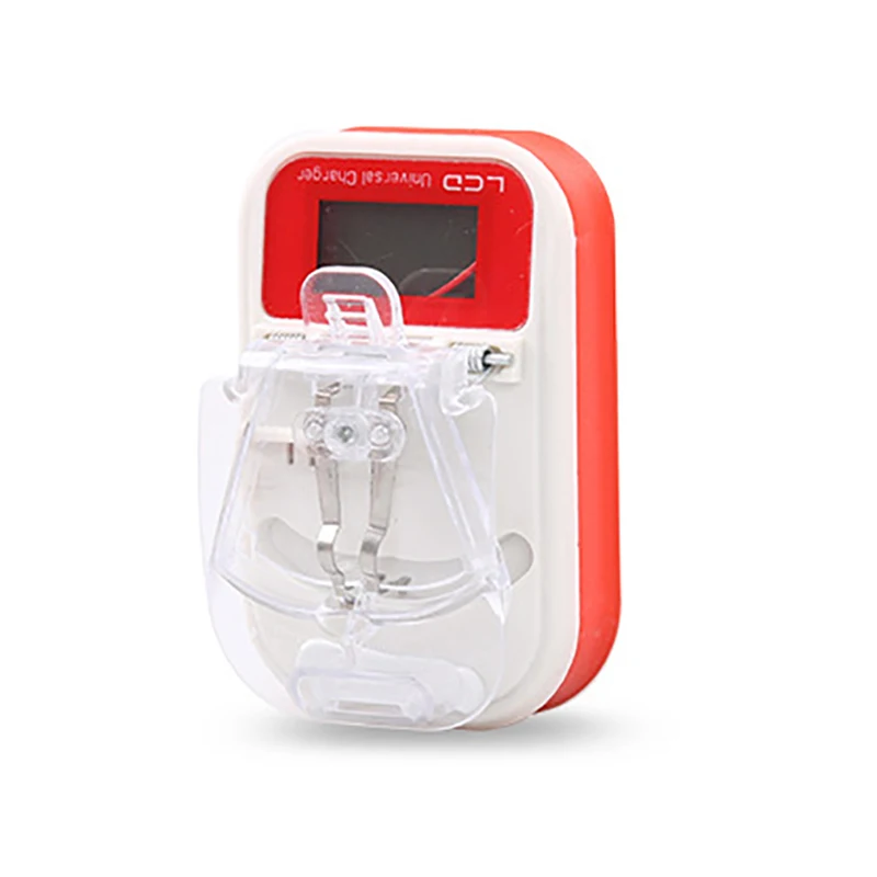 Универсальный Батарея USB Зарядное устройство с ЖК экран индикатора США ЕС штекер