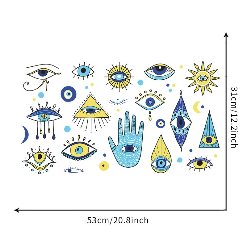 

Creative Eyes Wall Stickers Furniture Stickers Home Decor Living Room Wall Decoration Bedroom Mural Wallpaper Self Adhesive Art