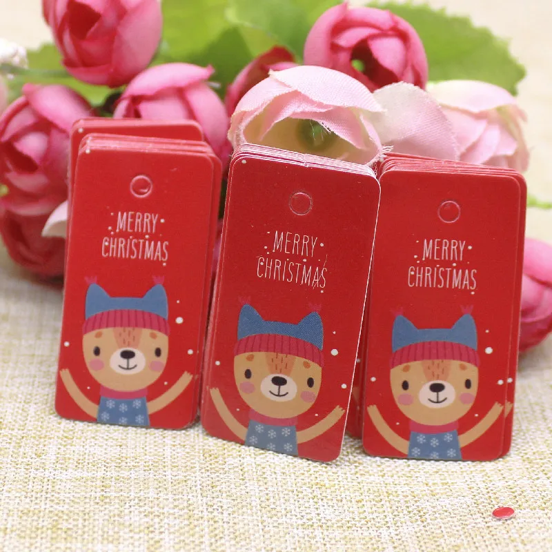 100 шт. крафт-бумажные этикетки с завязками ручной работы надписью Love для одежды