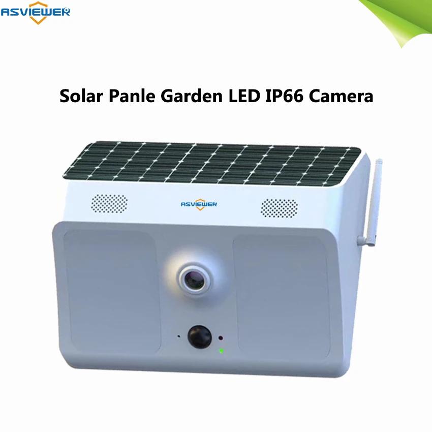 Камера Наружного видеонаблюдения ip66 с широкоугольной солнечной батареей 1080P Wi Fi