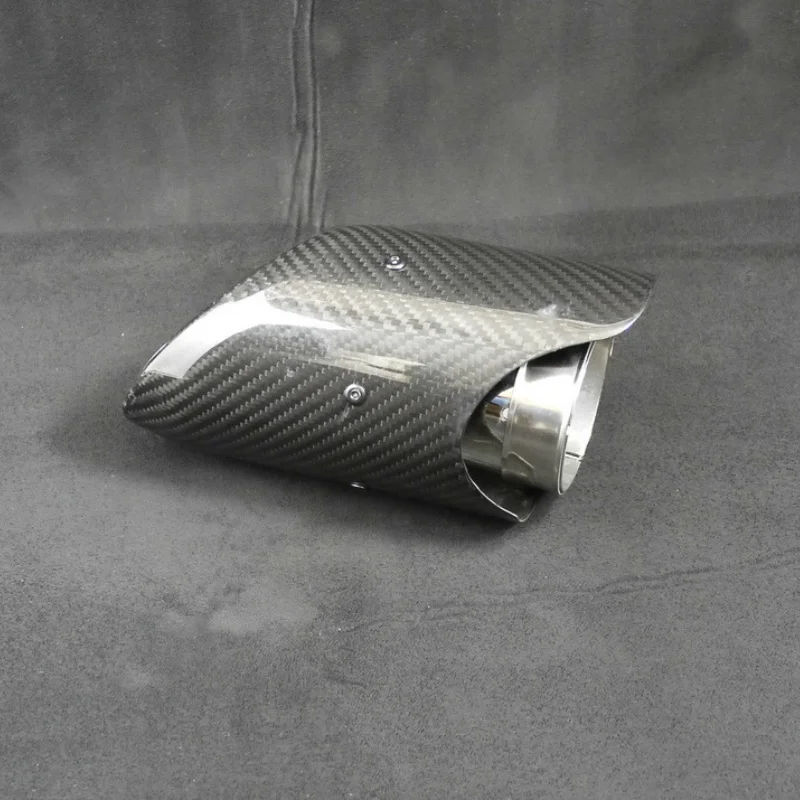 1 шт. 3K высококачественный глушитель выхлопных газов из углеродного волокна