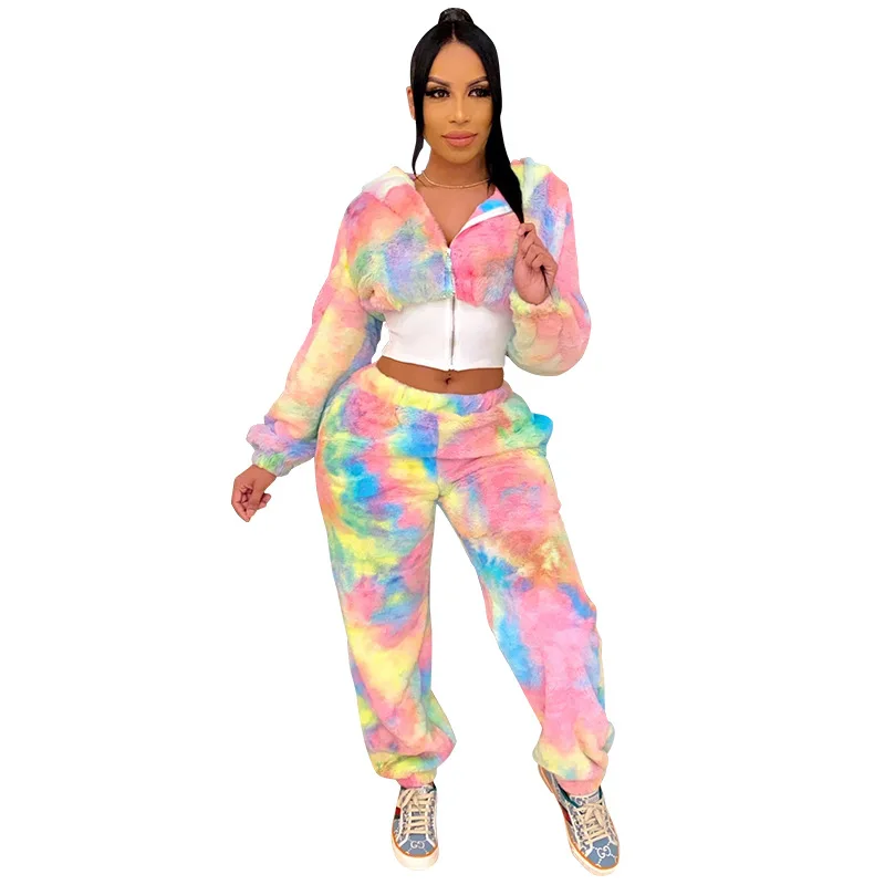 

Комплект из худи и свитшота с круглым вырезом, на молнии