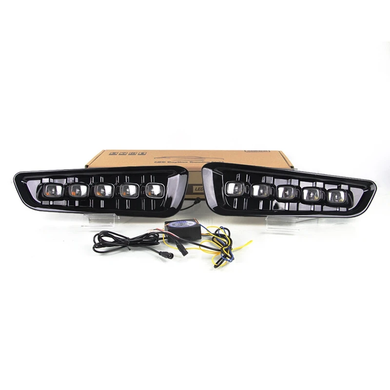 

2Pcs for LED Daytime Running Light New Ford F150 F-150 Raptor Streamer Double Color Car Light