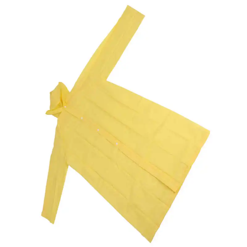 Водонепроницаемый плащи костюм желтый дождевик с капюшоном легкий чрезвычайная