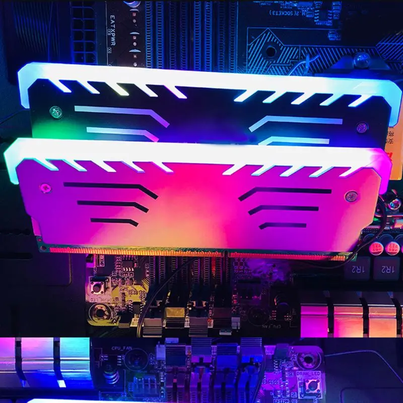 Кулер для оперативной памяти RGB радиатор охлаждающий жилет ПК игровой модуль DDR