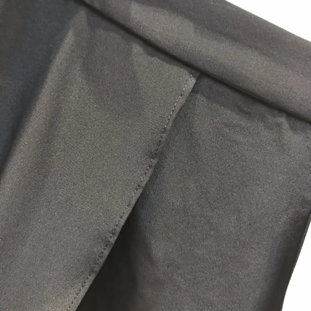 

Women Pants 2021 Spring and Summer New Silk Pants Legs Fork Classic Casual Pants